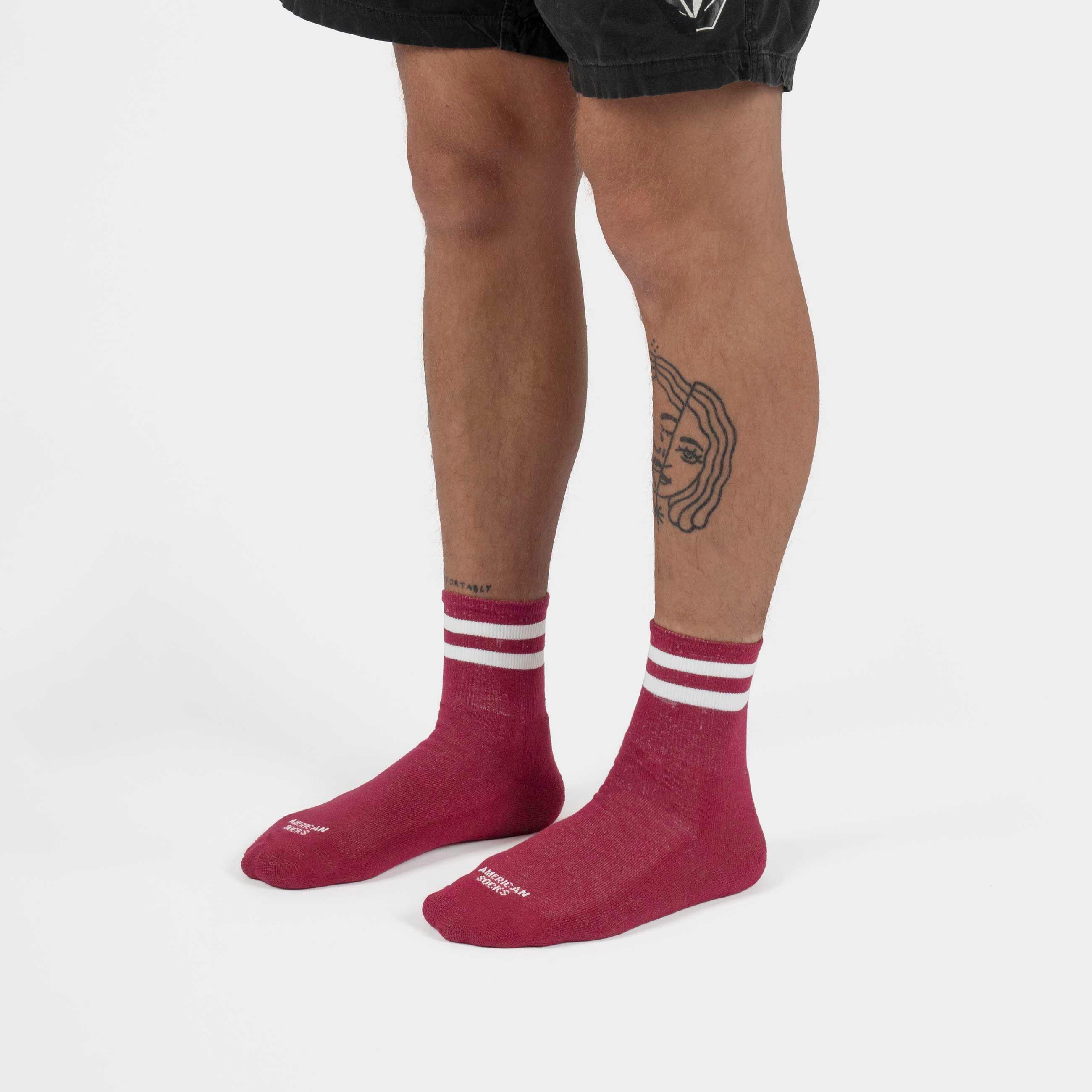 Chaussettes Crimson - Ankle High - American Socks 5/7