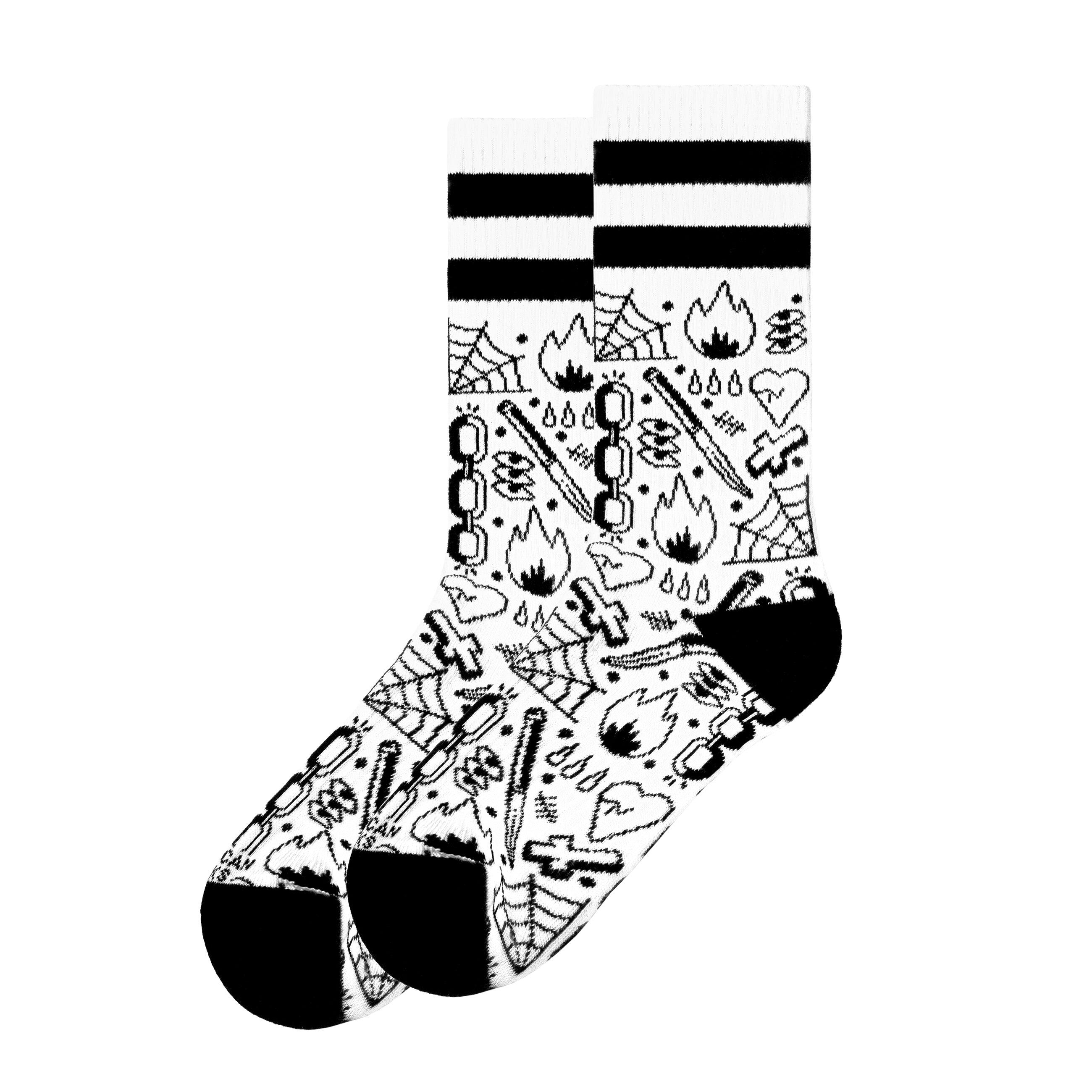 AMERICAN SOCKS Calcetines Broken Chain - Mid High - American Socks