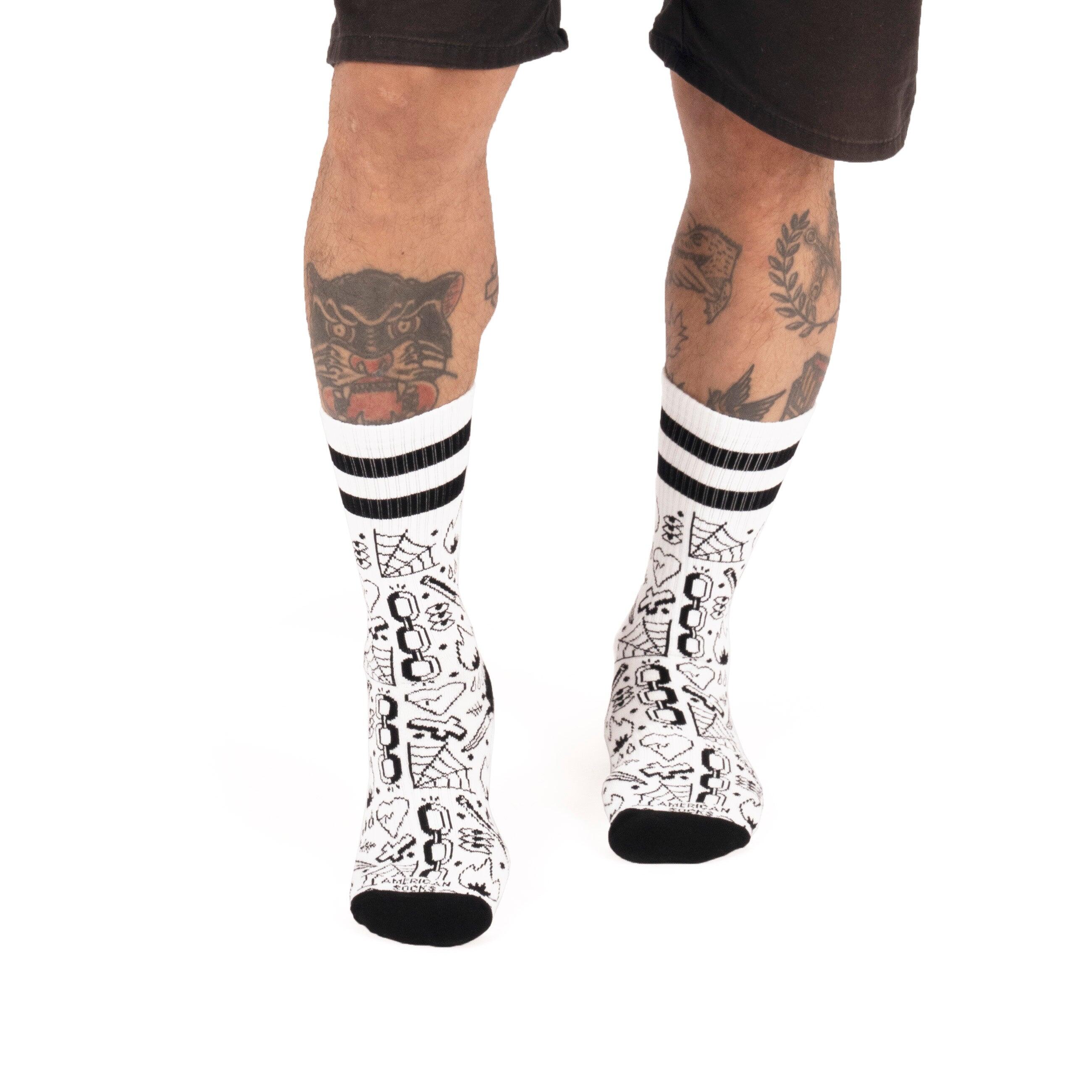 Sokken Broken Chain - Mid High - American Socks 4/7