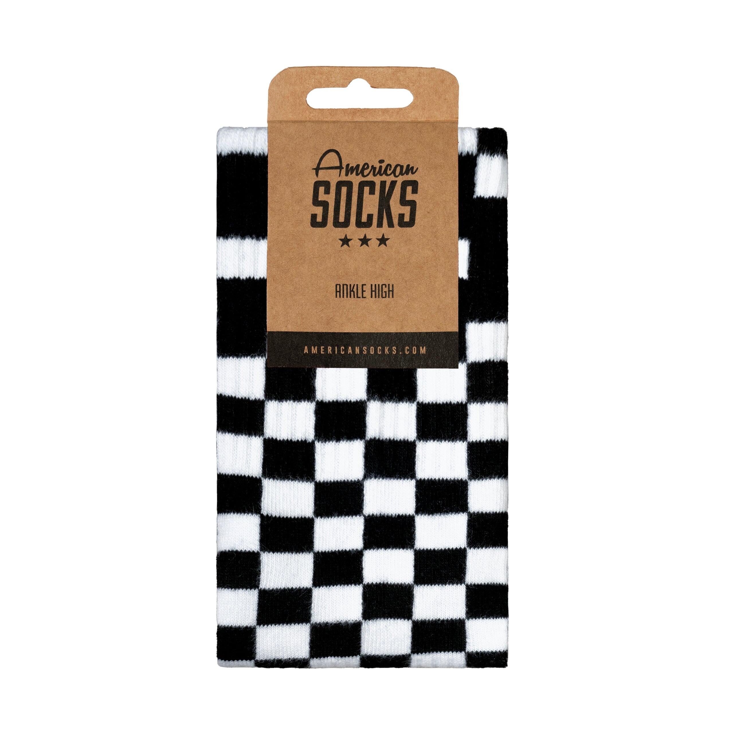 Calcetines Checkerboard B/W - Ankle High - American Socks 3/7