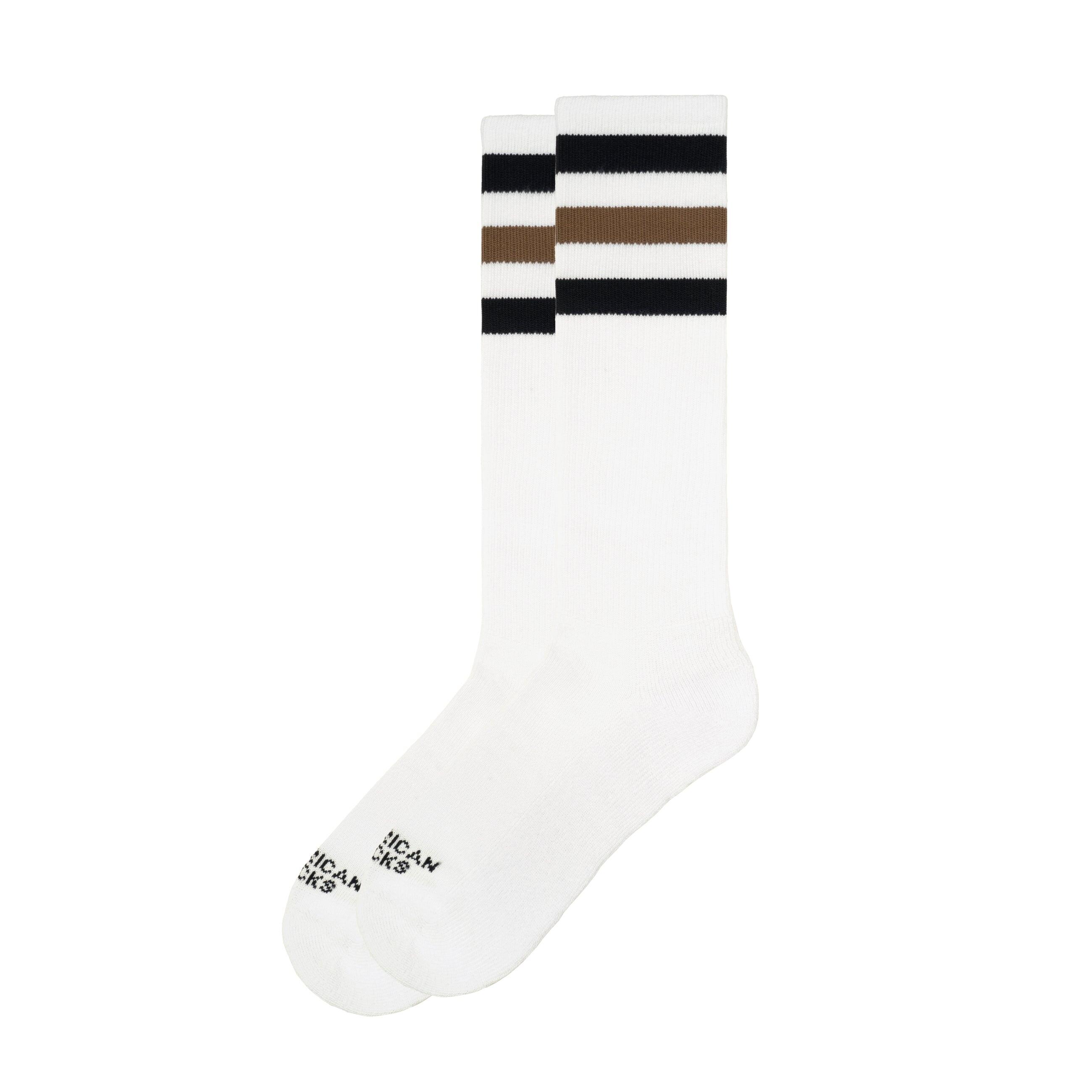 American Socks - Chaussettes Gizmo - Knee High - American Socks - Chaussettes - Blanc|multicolore - Taille Unique - Decathlon