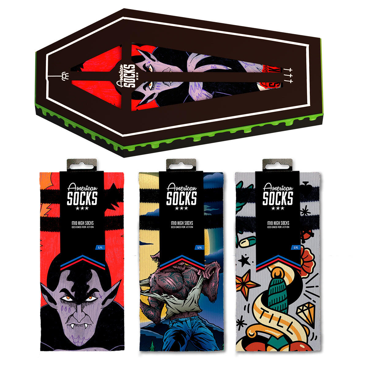 Calzini Coffin - Giftbox - American Socks 2/6