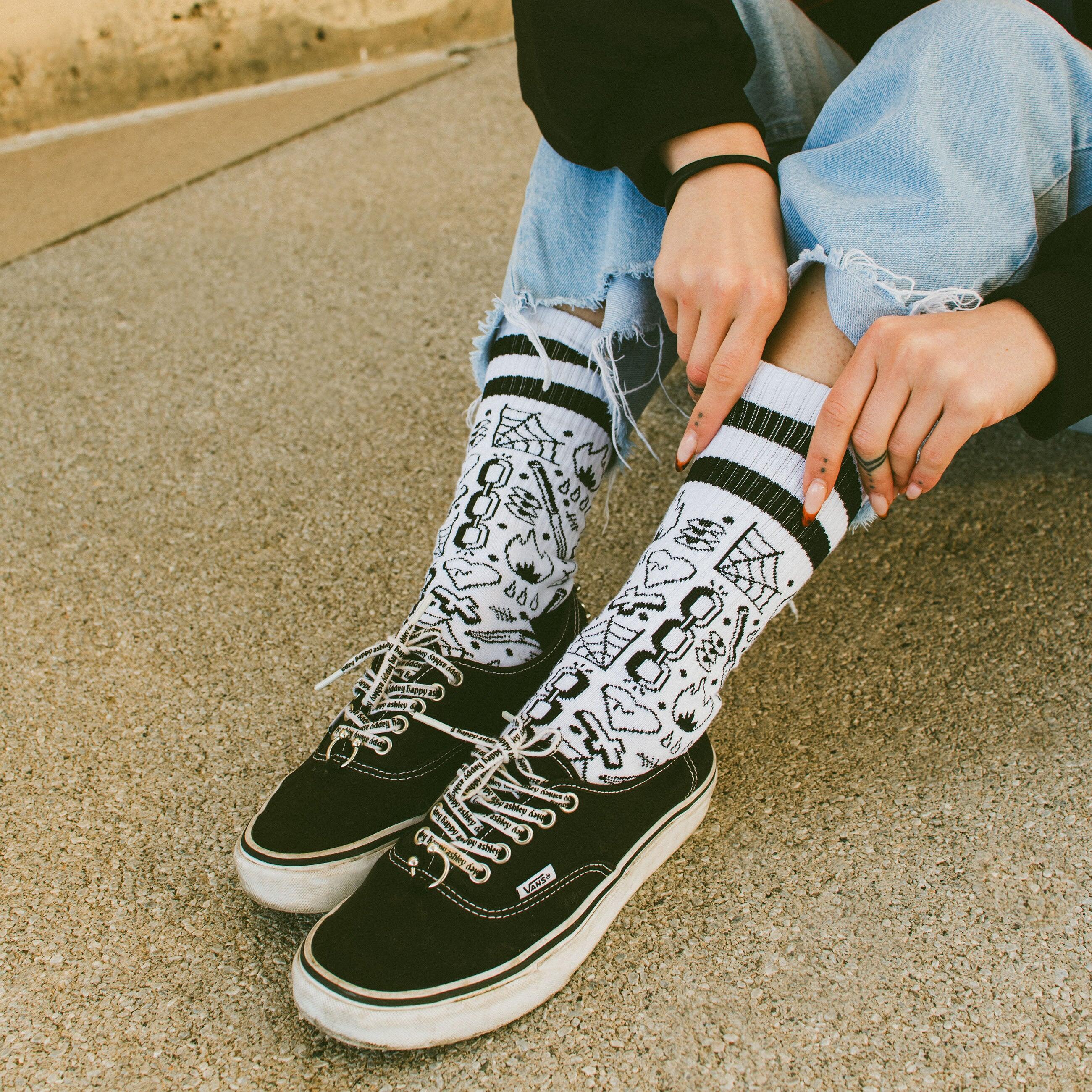 Sokken Broken Chain - Mid High - American Socks 6/7