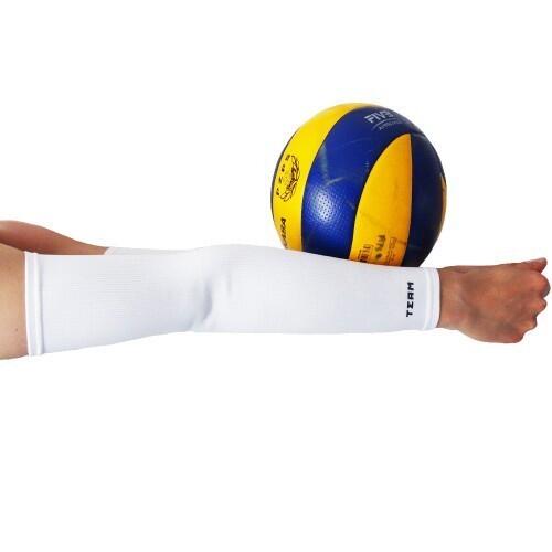 Rękawki siatkarskie unisex JG TEAM prążkowane długie 2/4