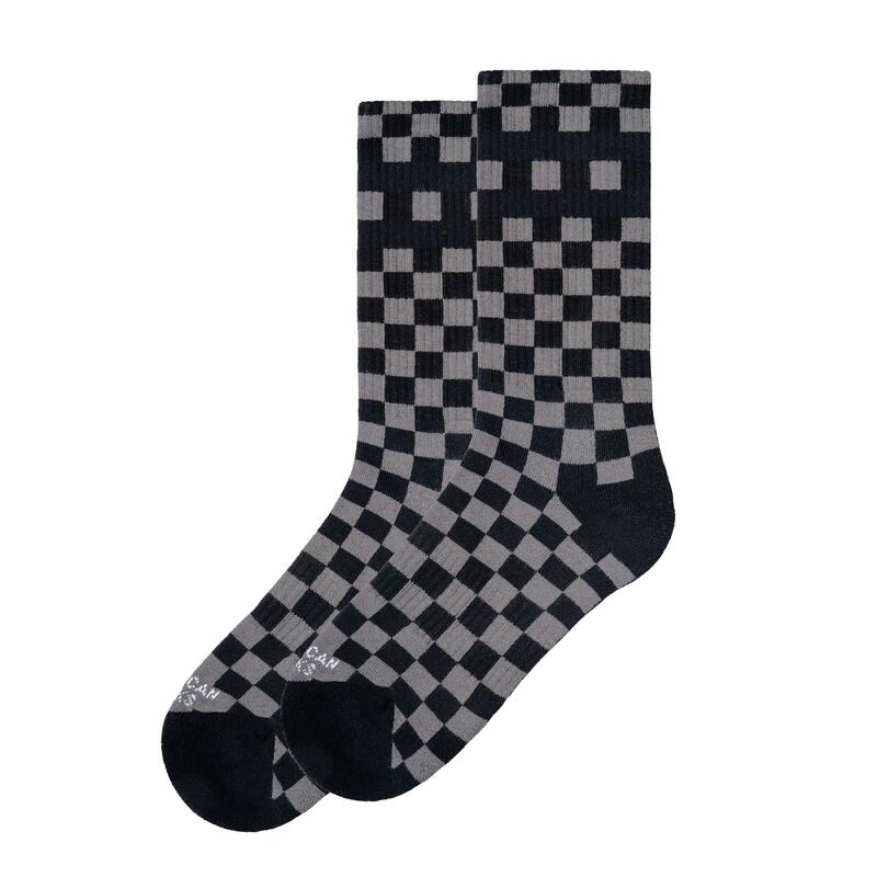 Calcetines Checkerboard B/G - Mid High - American Socks