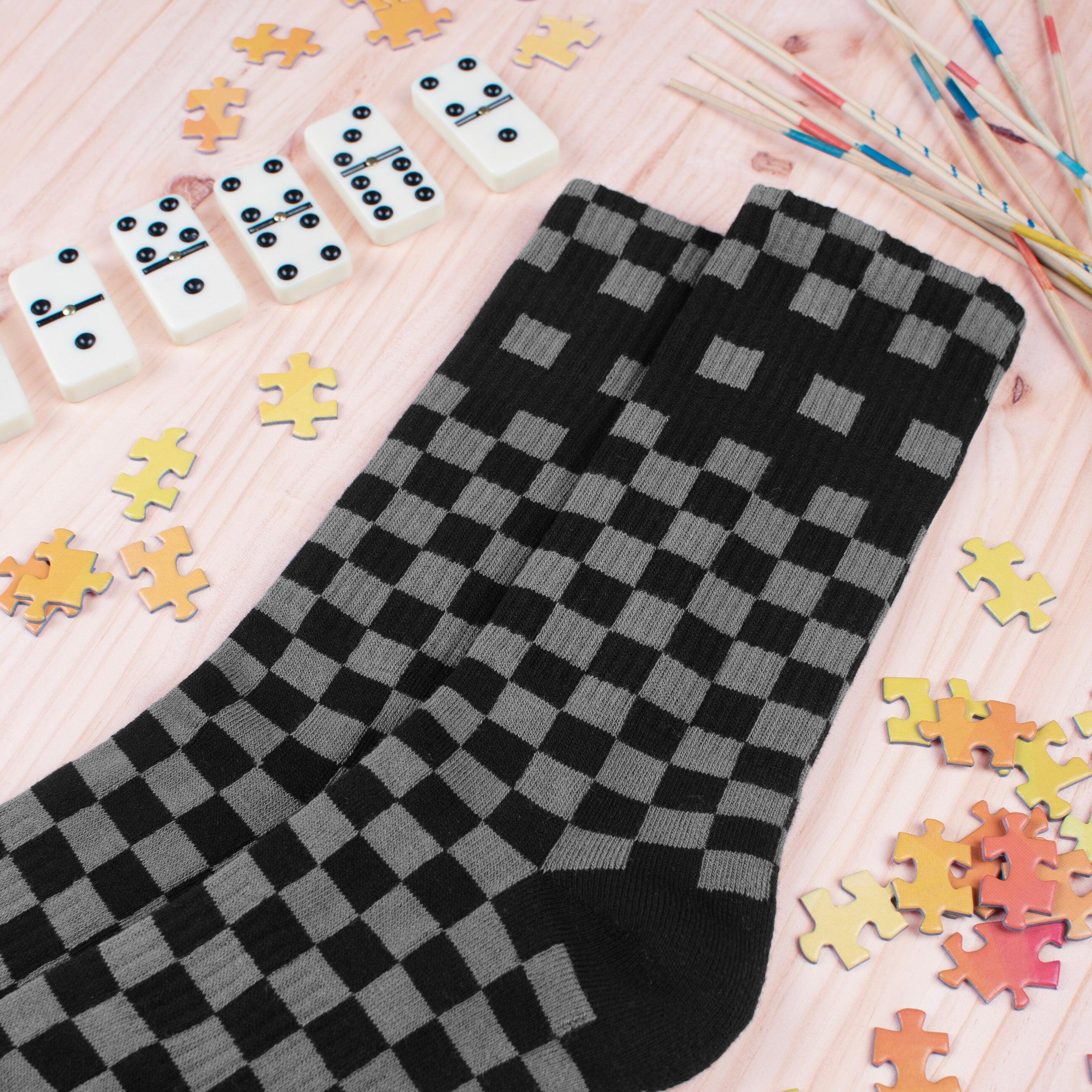 Chaussettes Checkerboard B/G - Mid High - American Socks 7/7