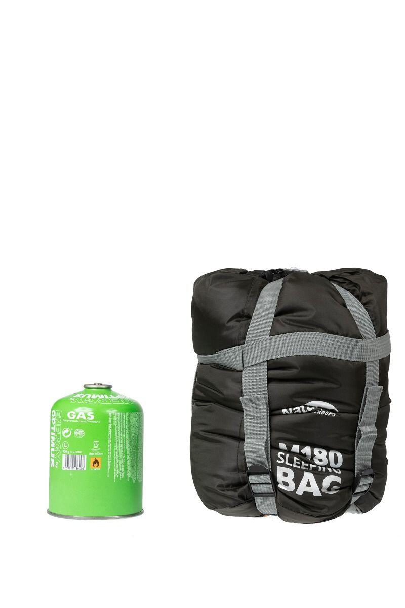 Saco de Dormir Camping de Algodón Naturehike con Capucha Gris ligero 5/7