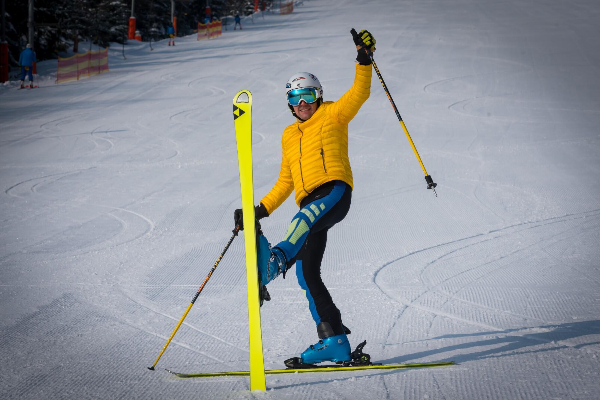 Gogle narciarskie dla dorosłych Ice-Q Alta Badia-1 OTG S3,  na okulary 3/7