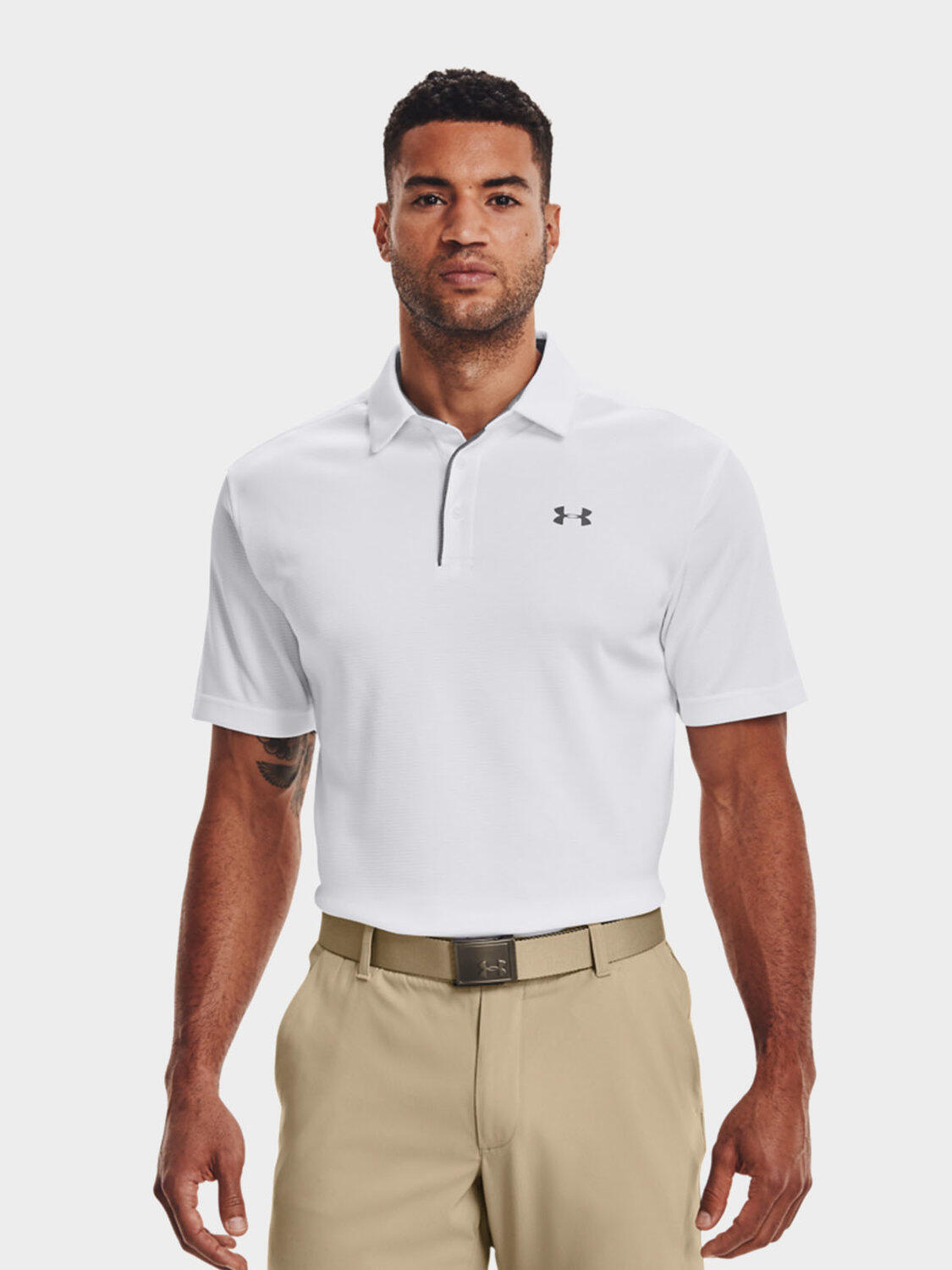 Under Armour Men’s Tech Short Sleeve Polo Shirt - White 2/7