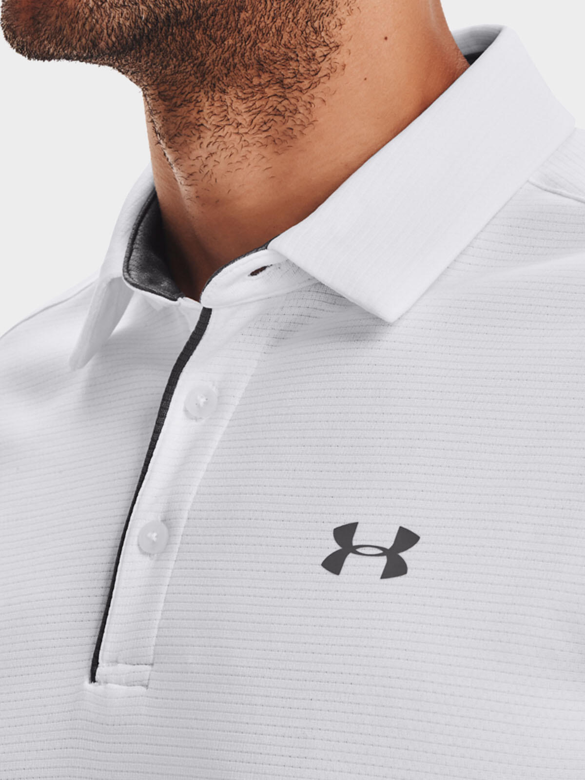 Under Armour Men’s Tech Short Sleeve Polo Shirt - White 5/7