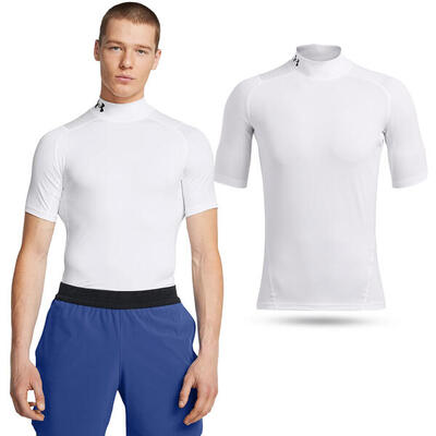 Under armour heat gear armor comp mock trainings-t-shirt voor heren