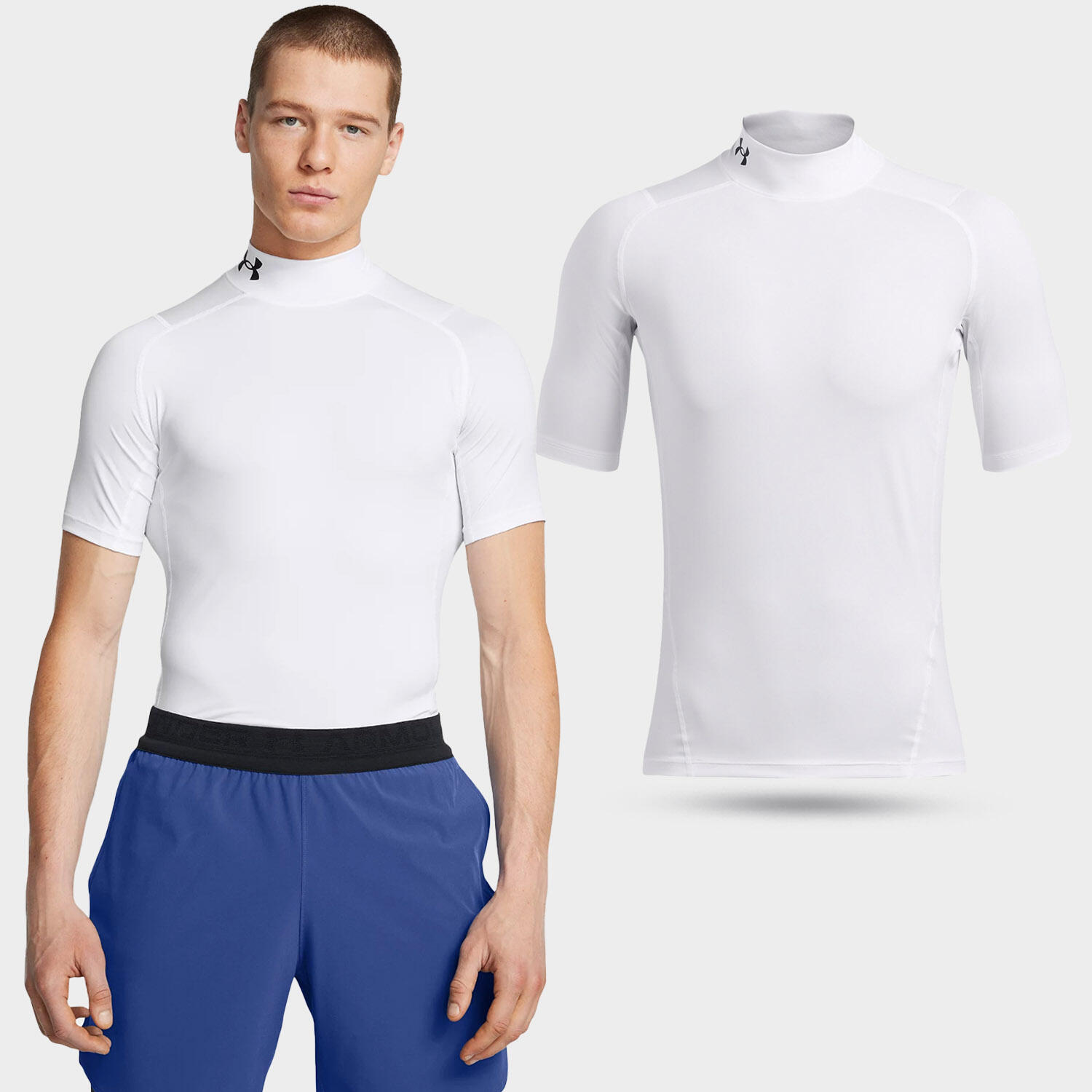 T-shirt d'entraînement homme Heat Gear Armour Comp Mock Under Armour 2/7
