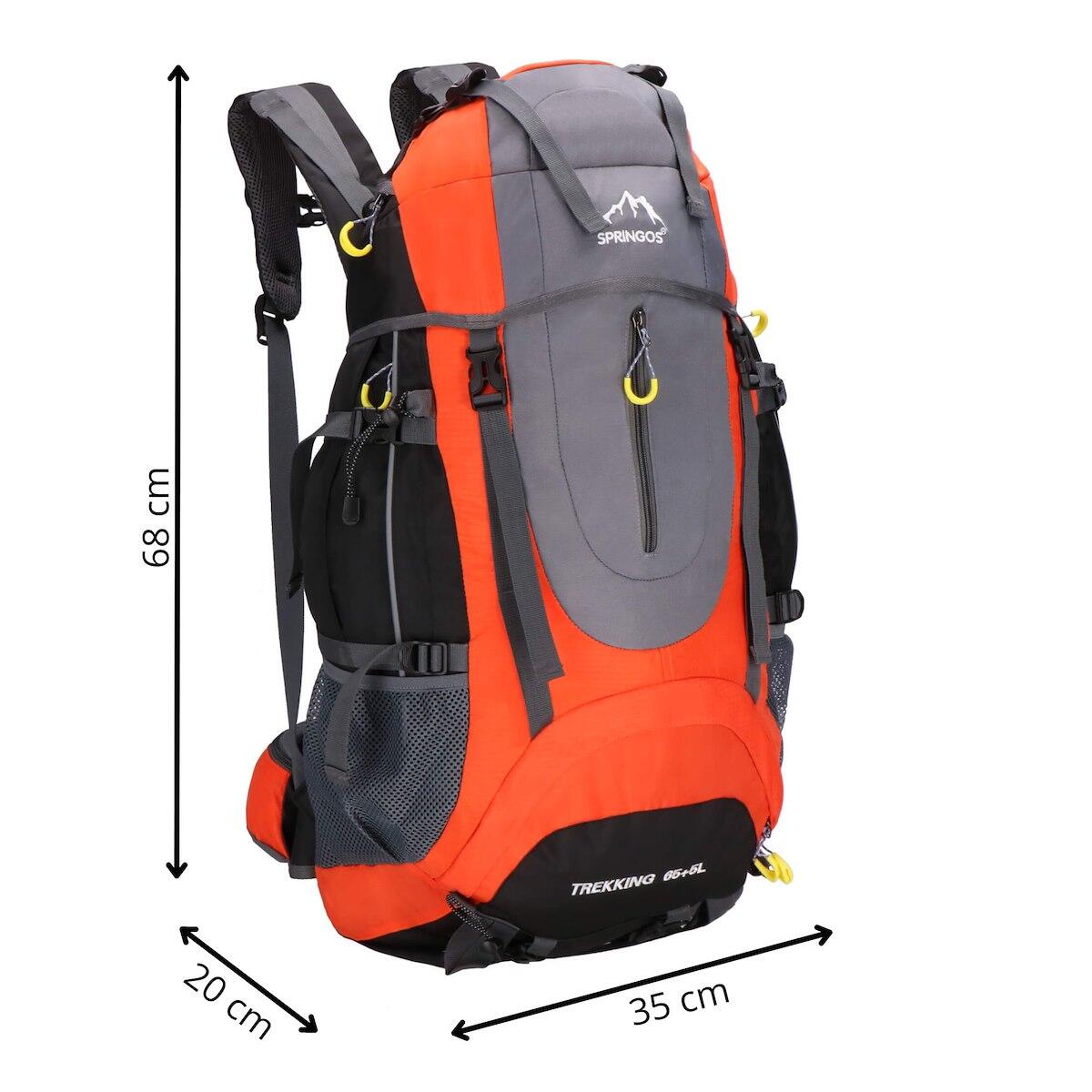 Plecak trekkingowy 65+5 L Springos 2/6