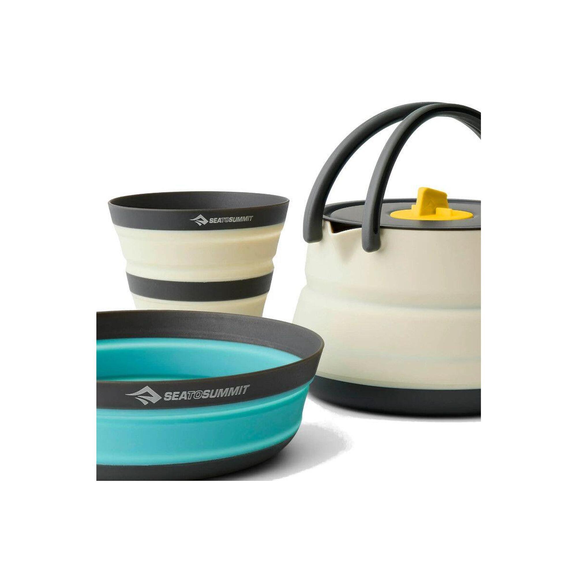 Set vase Frontier Ul Collapsible Kettle Cook Set 3 buc