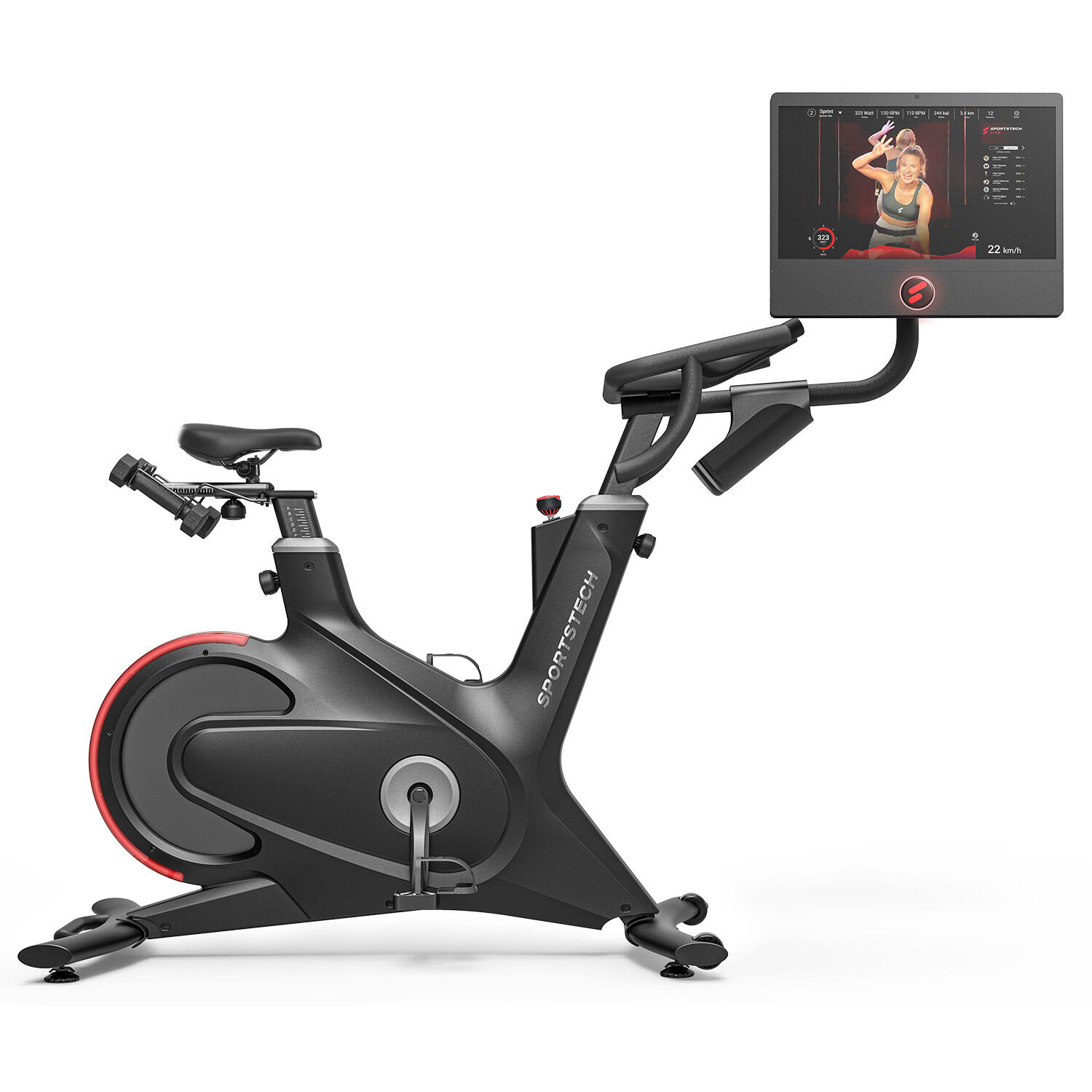 Sportstech sBike Speedbike | 21,5" Touchscreen | LED-verlichting 4/4