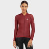 Dames Wielrennen Shirt lange mouw M2 Cherry SIROKO Bordeaux