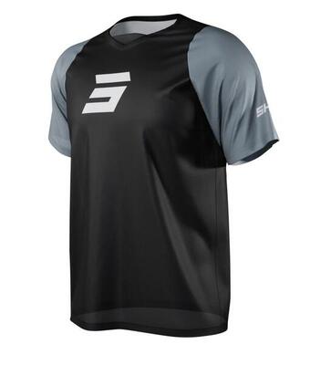 Fahrrad - MTB Trikot Kurzarm - Shot Neo Defender, grau