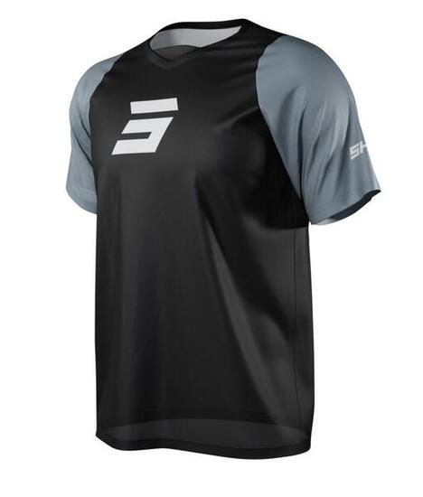 Fahrrad - MTB Trikot Kurzarm - Shot Neo Defender, grau