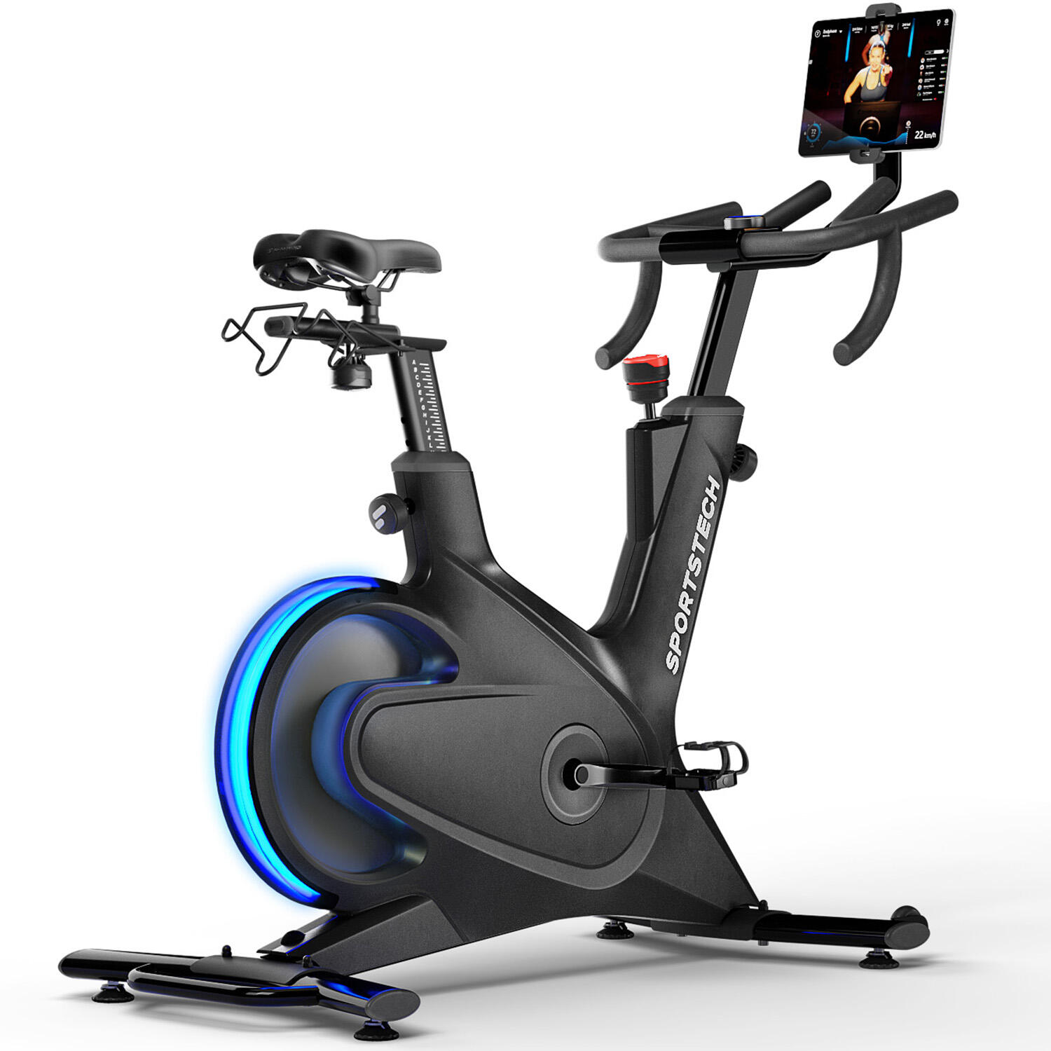 Sportstech sBike Lite | Función LED y soporte App | Innovadora Speedbike 4/7