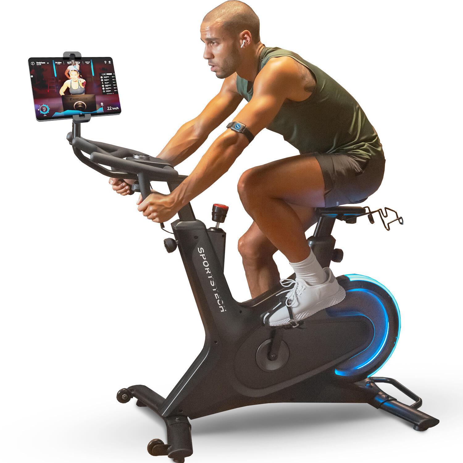 Sportstech sBike Lite | Función LED y soporte App | Innovadora Speedbike 6/7