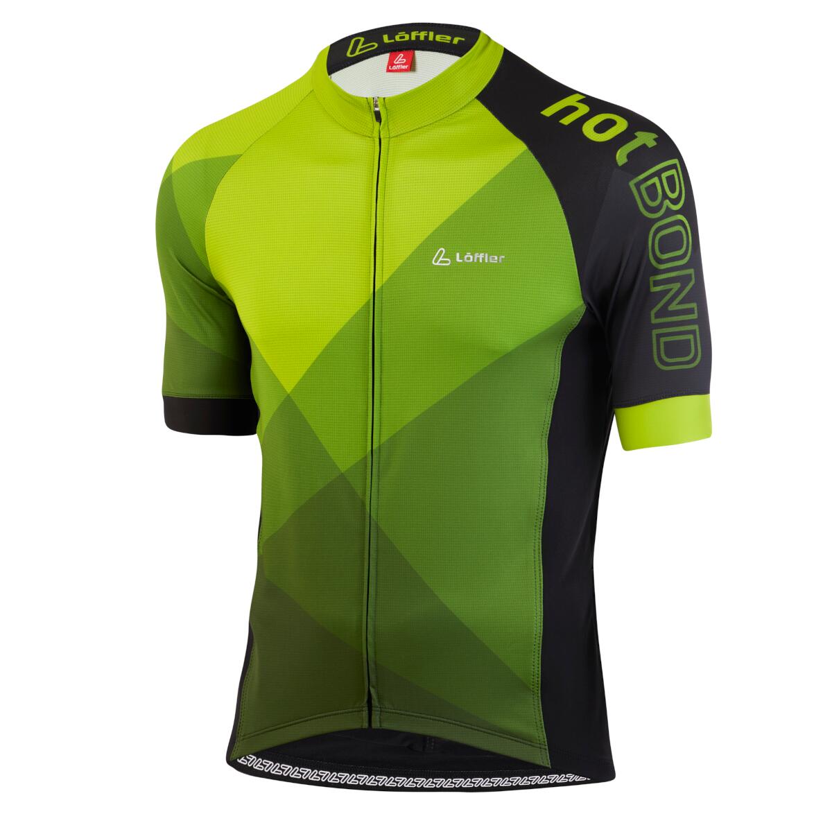 LOEFFLER Maglia da ciclismo a manica corta M Bike Jersey FZ Hotbond - Verde