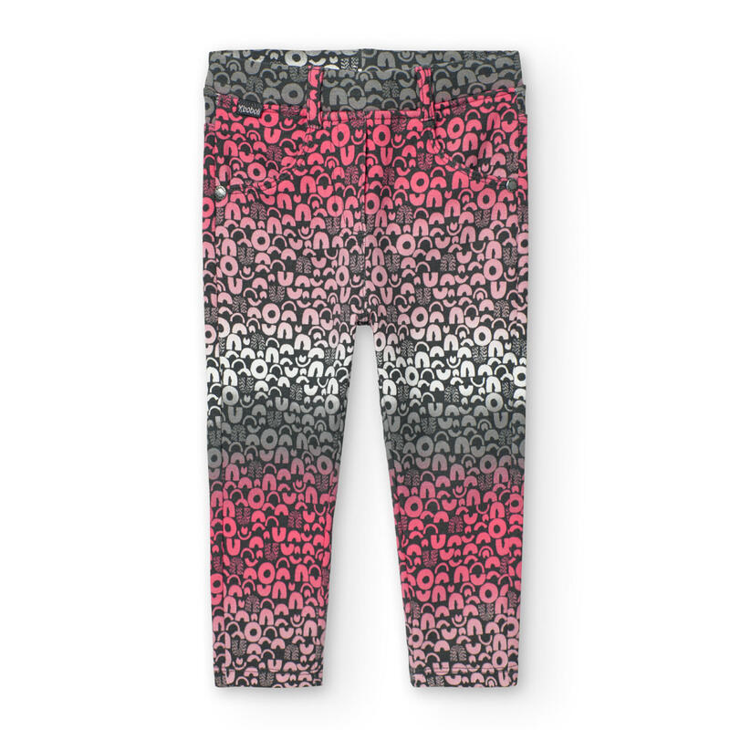 Pantalón felpa Gimnasia Niña Boboli Multicolor