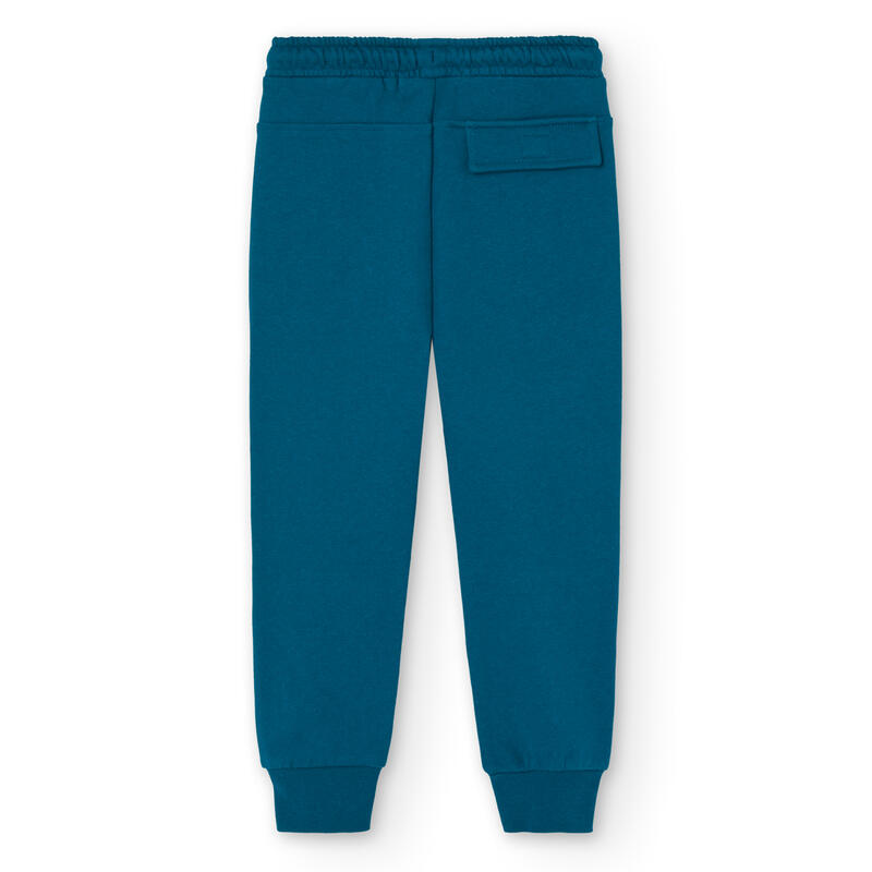 Pantalón felpa Gimnasia Niño Boboli Verde