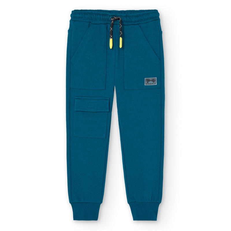 Pantalón felpa Gimnasia Niño Boboli Verde