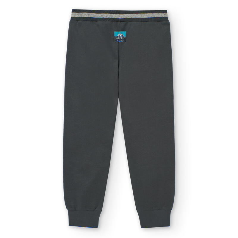 Pantalón felpa Gimnasia Niño Boboli Gris