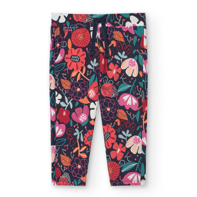 Pantalón felpa Gimnasia Niña Boboli Multicolor