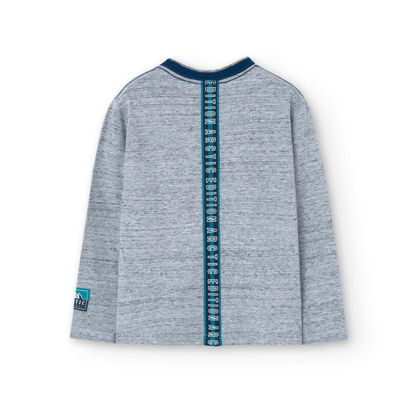 Camiseta Gimnasia Niño Boboli Gris