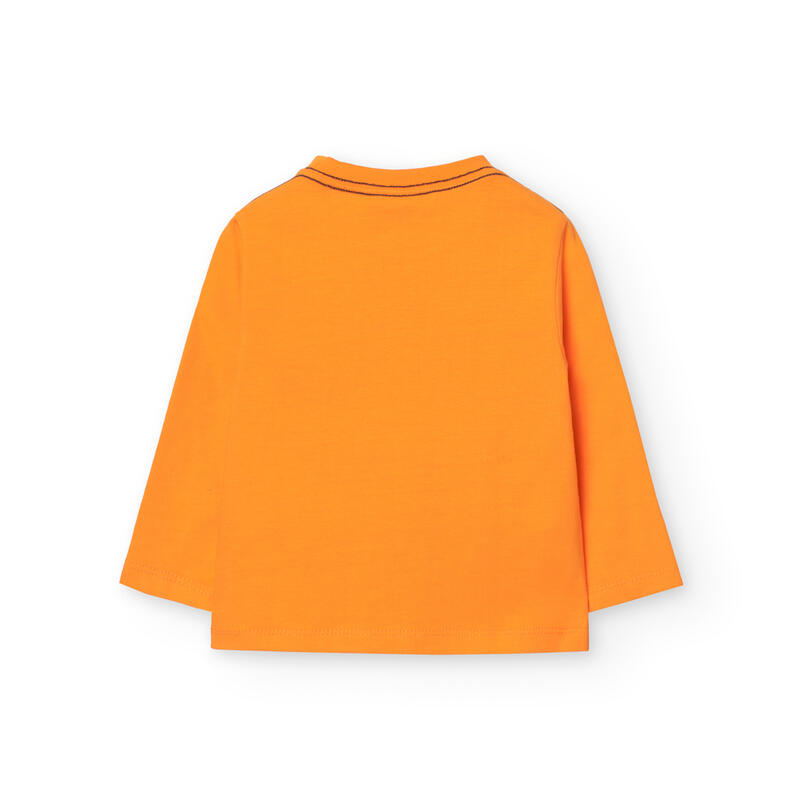 Camiseta Gimnasia Niño Boboli Naranja