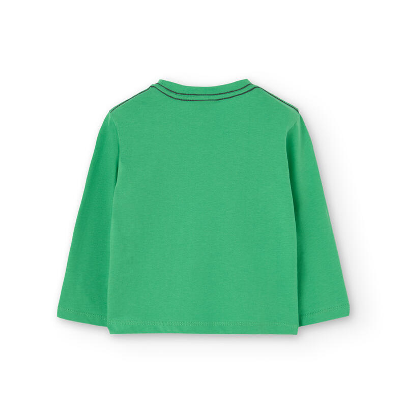 Camiseta Gimnasia Niño Boboli Verde