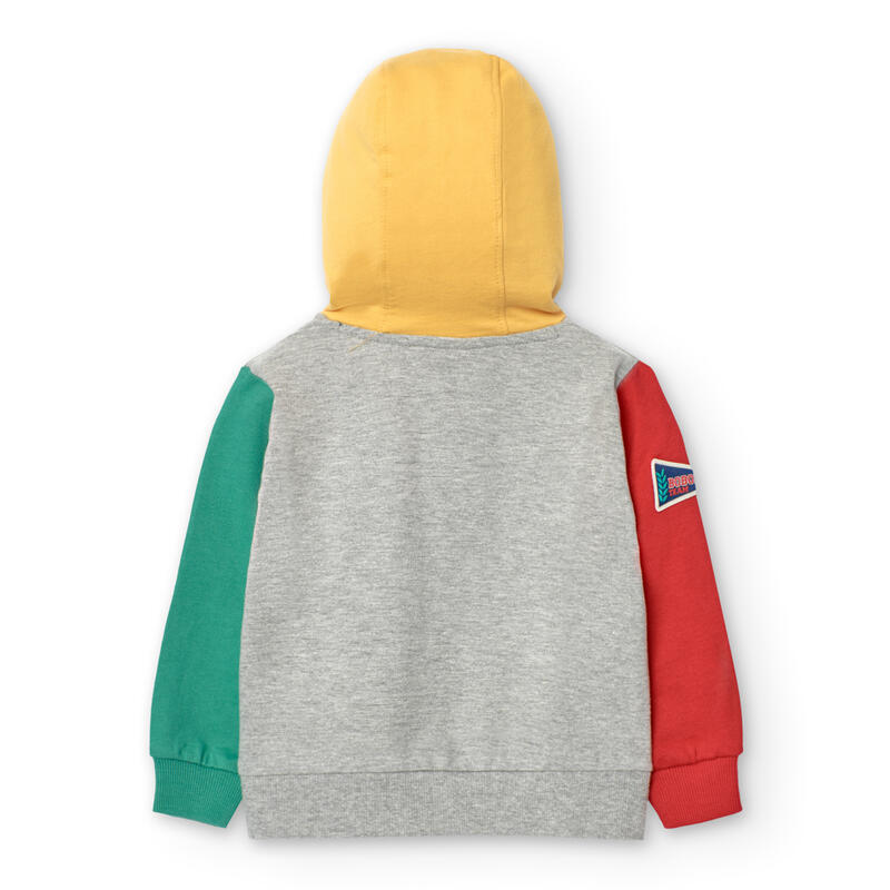 Sudadera Gimnasia Niño Boboli Gris