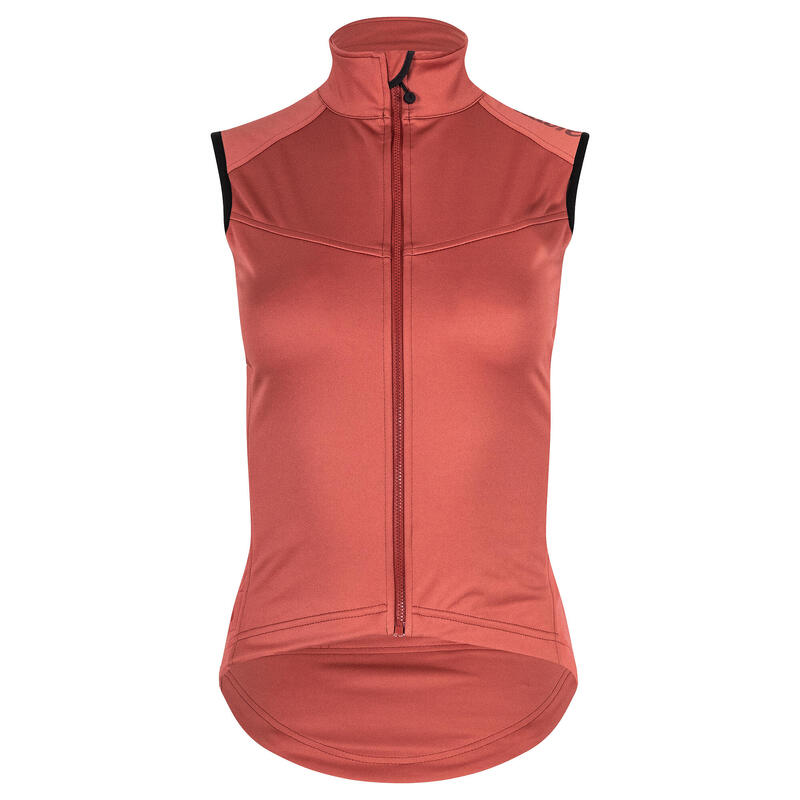 Gilet da ciclismo da donna Softshell Inverno Con Luci OSRAM Incorporate Marsala