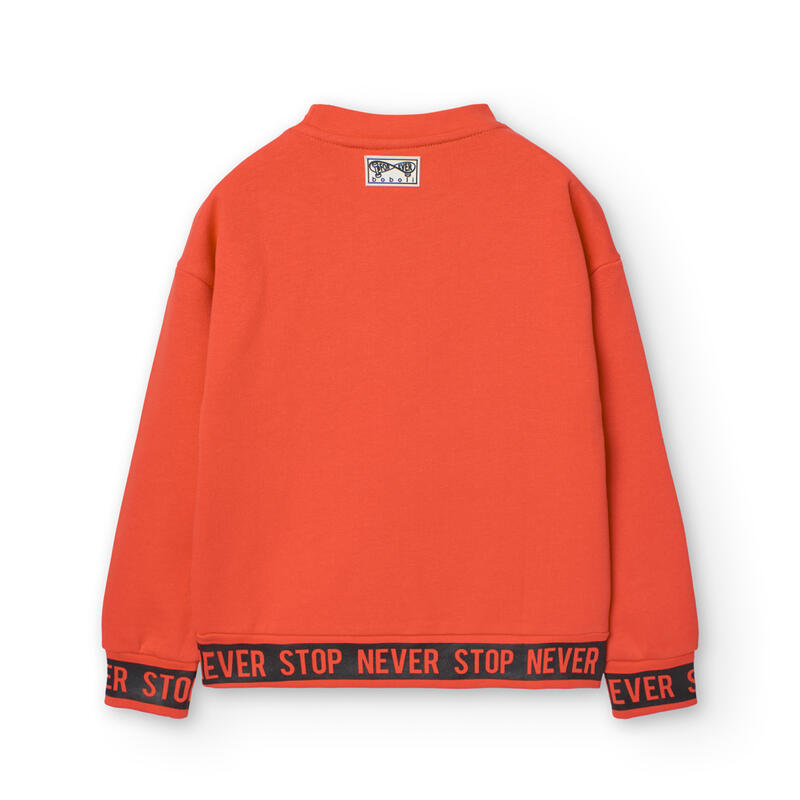 Sudadera Gimnasia Niño Boboli Naranja