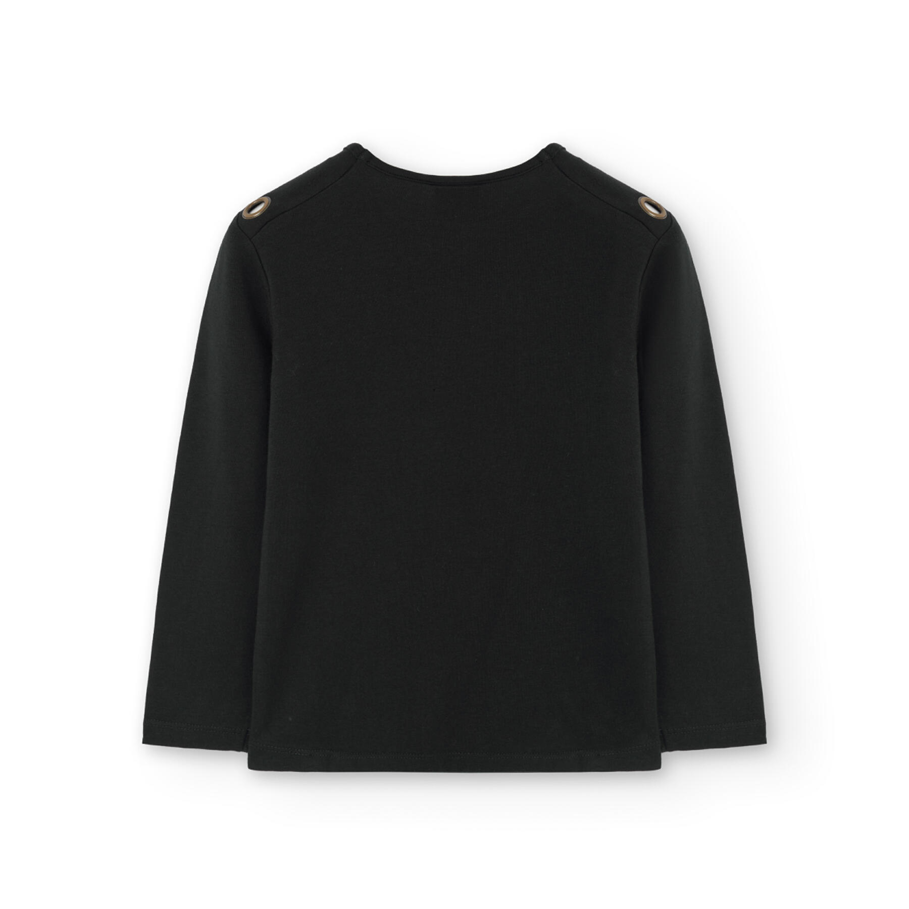Camiseta Gimnasia Bebé Boboli Negro 2/4