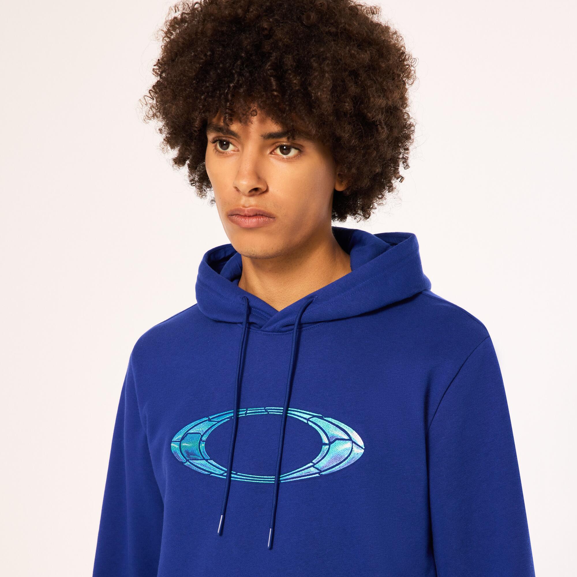 Oakley MTL Liquid Ellipse Hoodie - Crystal Blue 6/7
