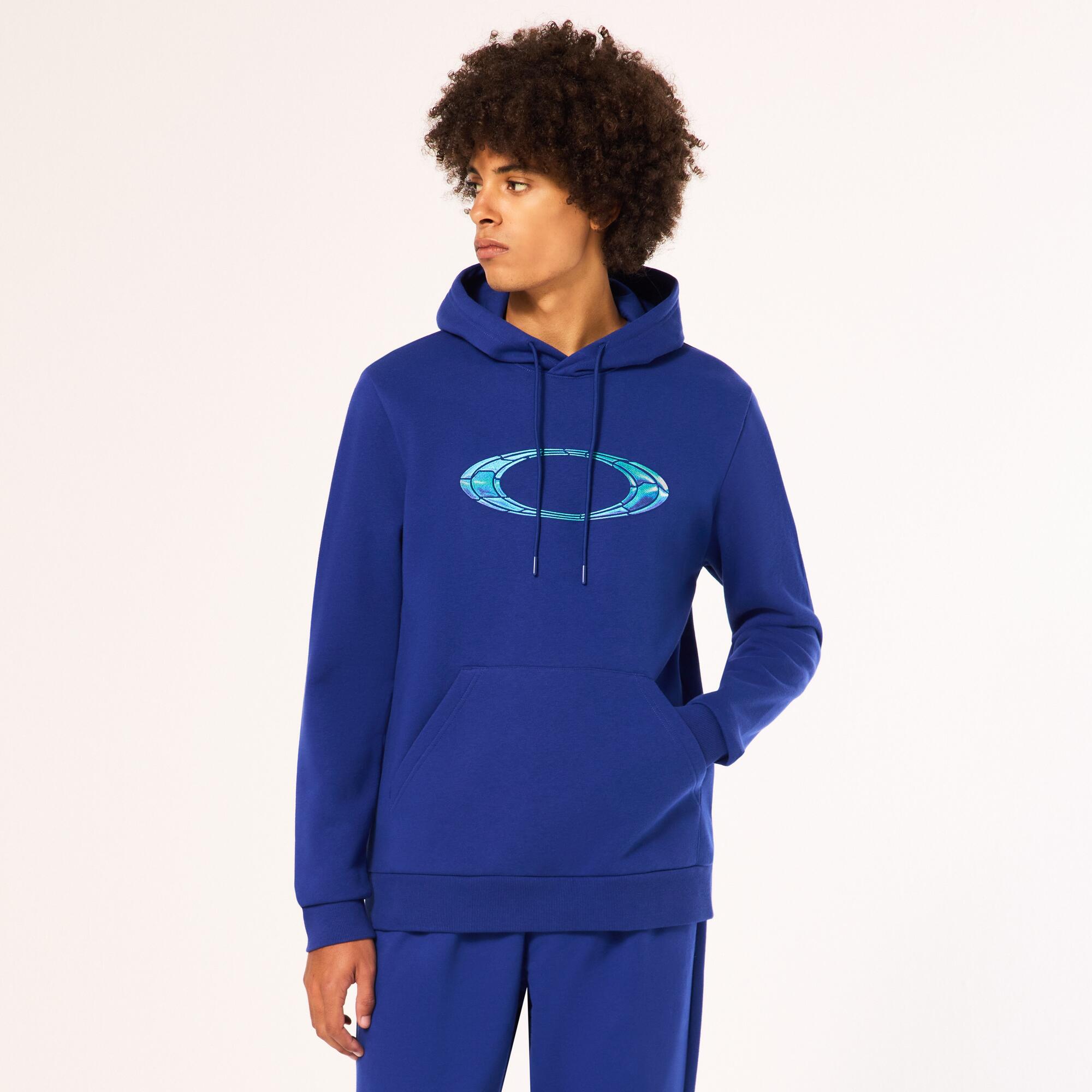 Oakley MTL Liquid Ellipse Hoodie - Crystal Blue 4/7