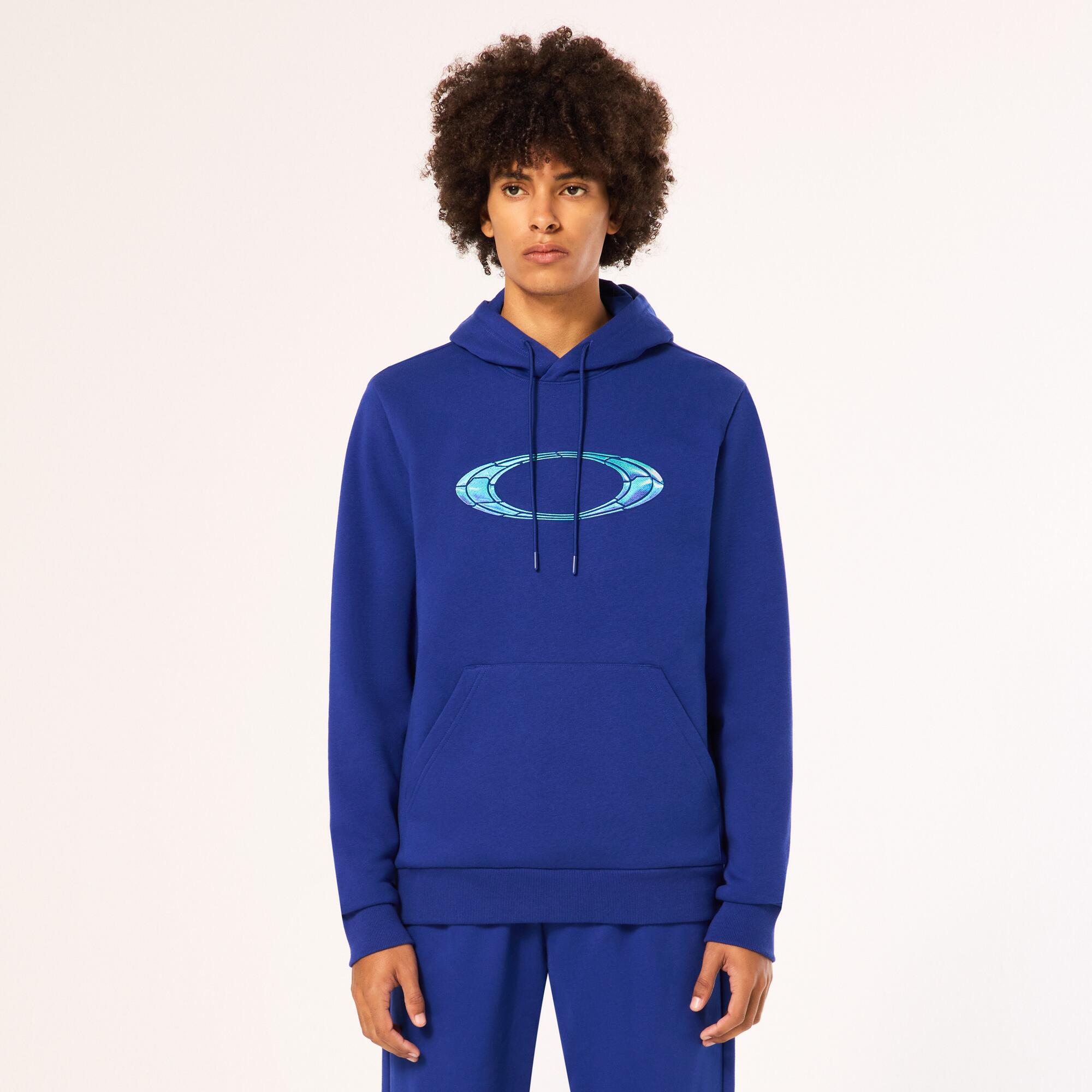 Oakley MTL Liquid Ellipse Hoodie - Crystal Blue 5/7