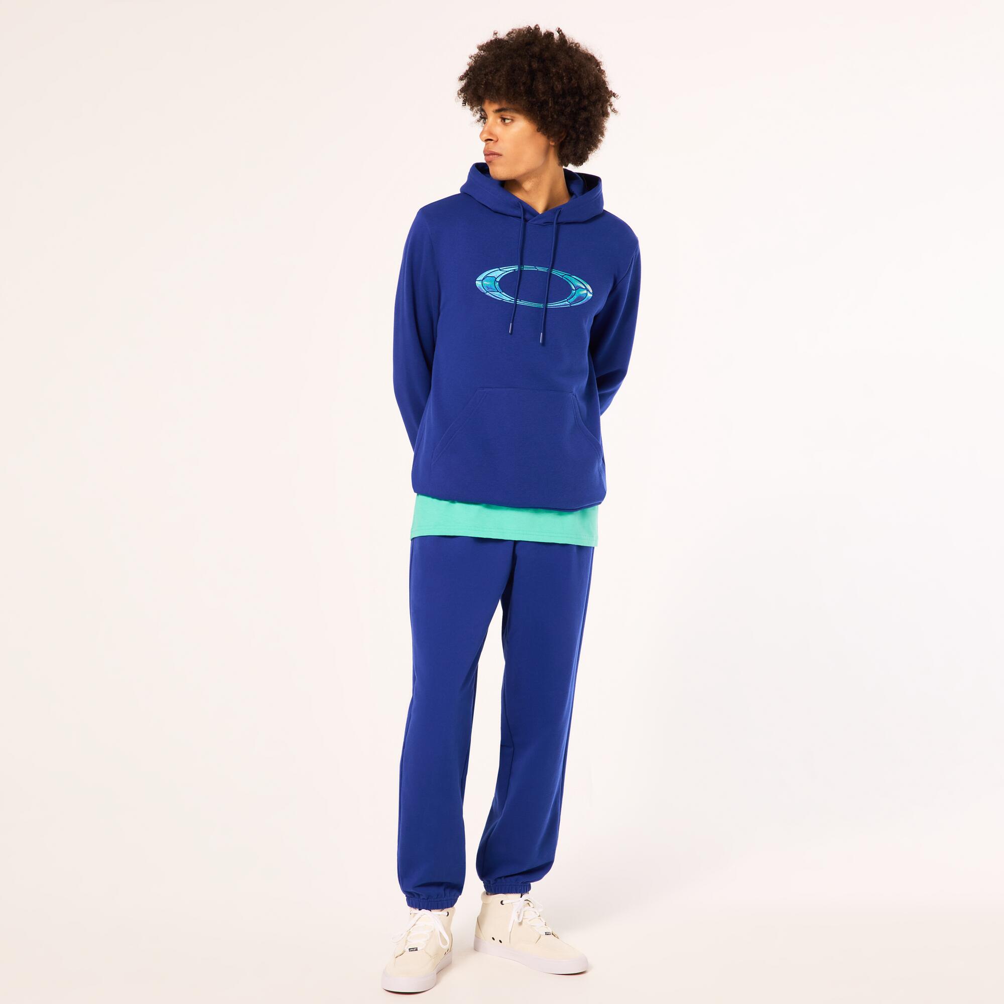 Oakley MTL Liquid Ellipse Hoodie - Crystal Blue 3/7