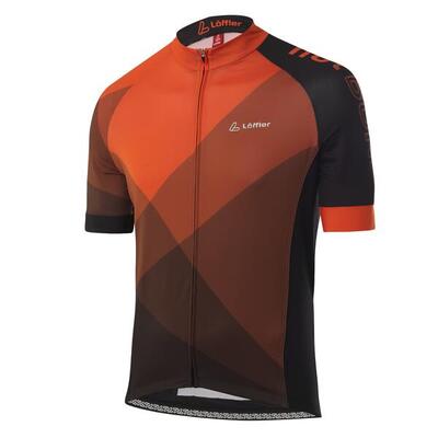 Wielrenshirt voor heren korte mouwen m bike jersey fz hotbond - oranje