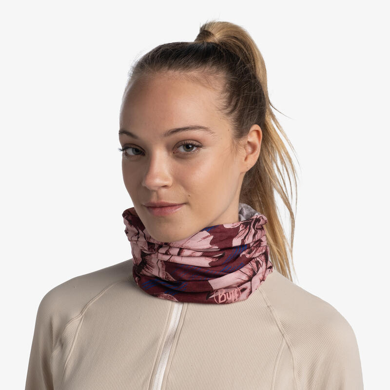 Braga de cuello para unisex Buff Lyblur rosewood en color rosa