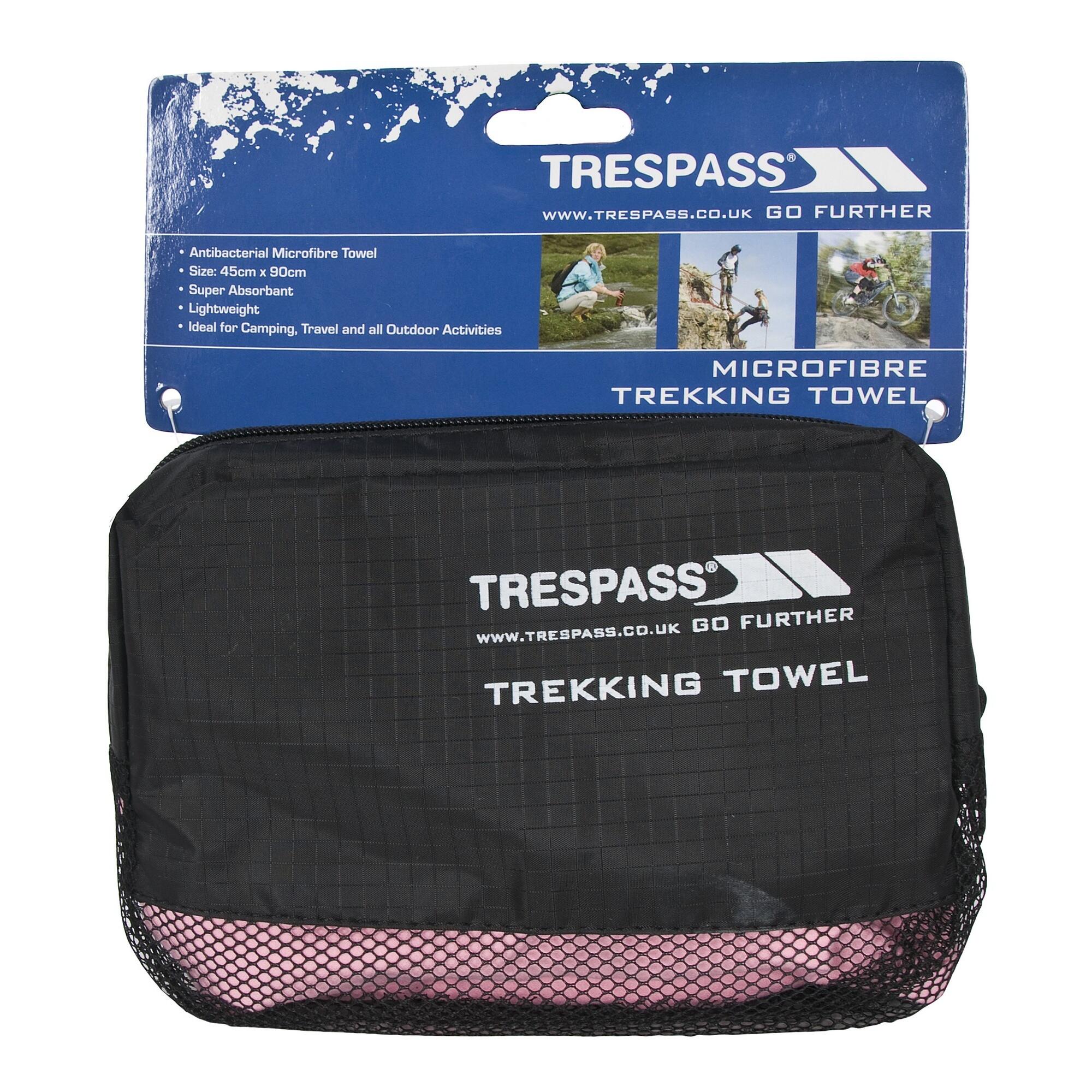 TRESPASS Soaked Sports Towel (Pink)