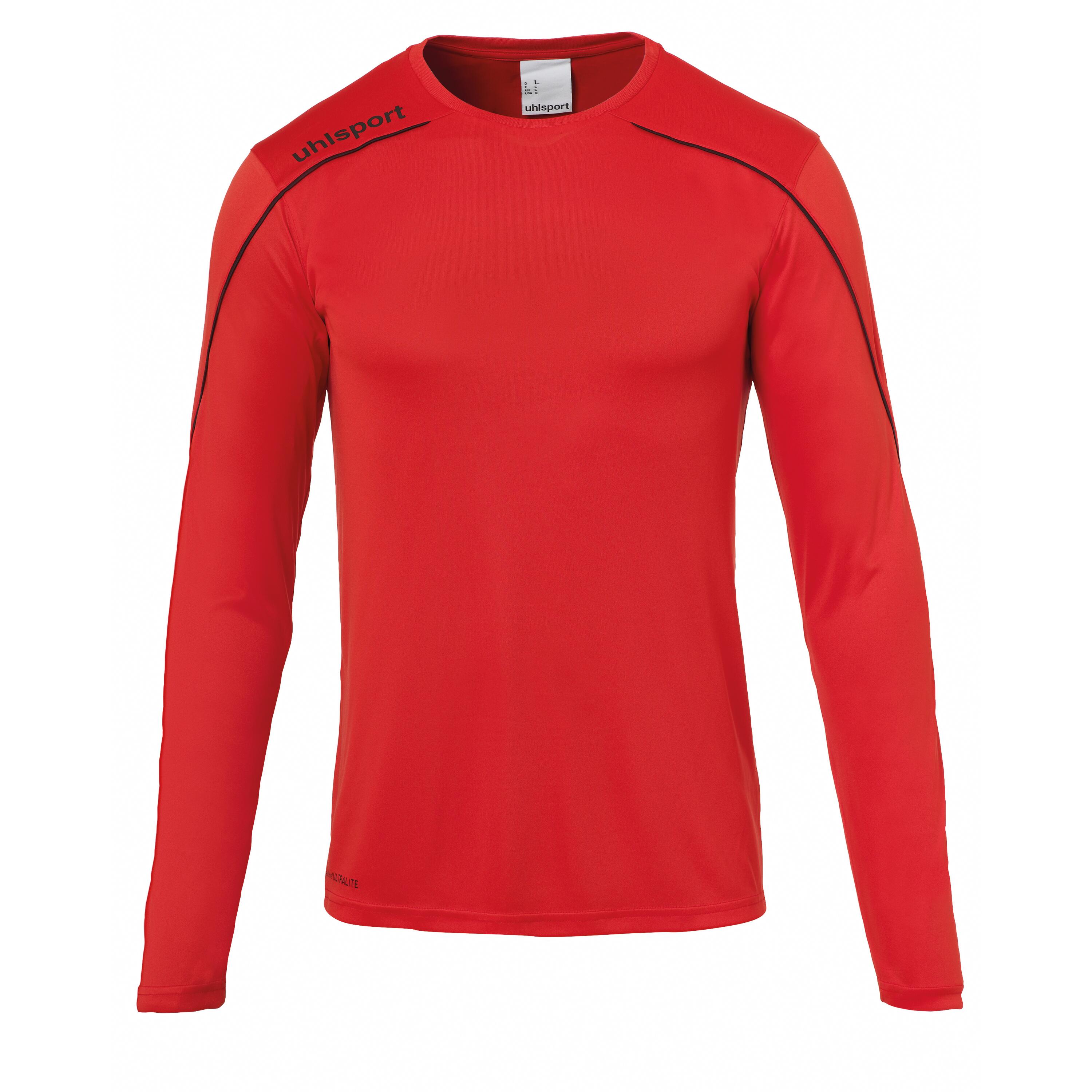 Uhlsport - T-shirt Manches Longues Uhlsport Stream 22 - Maillot Manches Courtes - Noir|rouge - 52 2xl - Decathlon