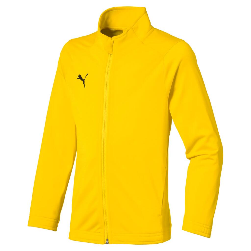 Jacket Leanaí Puma Jr Liga Poly Jacket Core Yellow