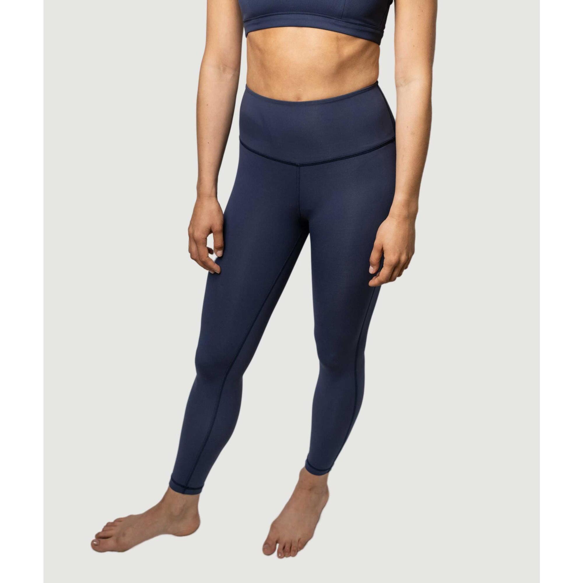 Les Actives Paris - Legging Yoga Femme Essentiel - Legging - Bleu - 48 Xl - Decathlon