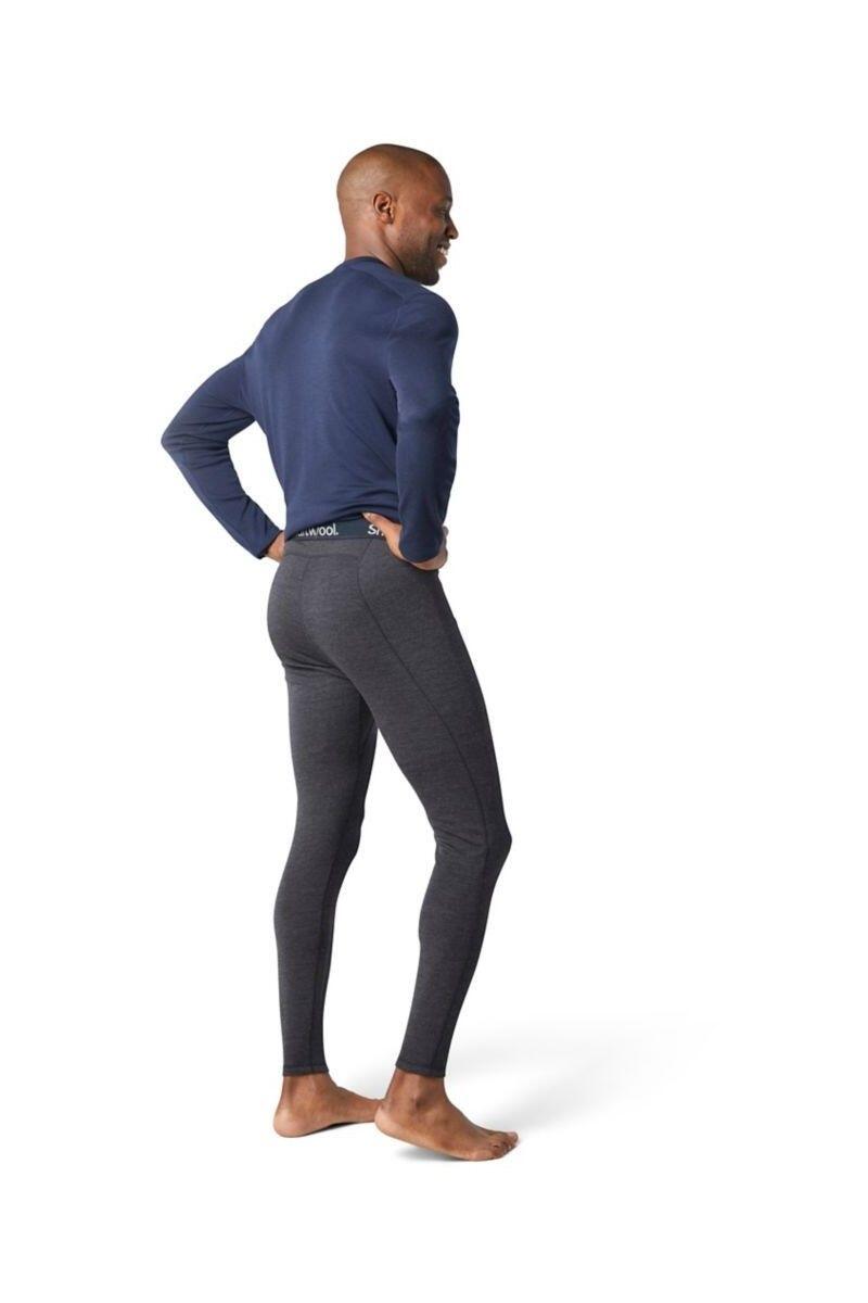 Calça térmica masculina Smartwool Merino 250 com camada de base e caixa 3/4