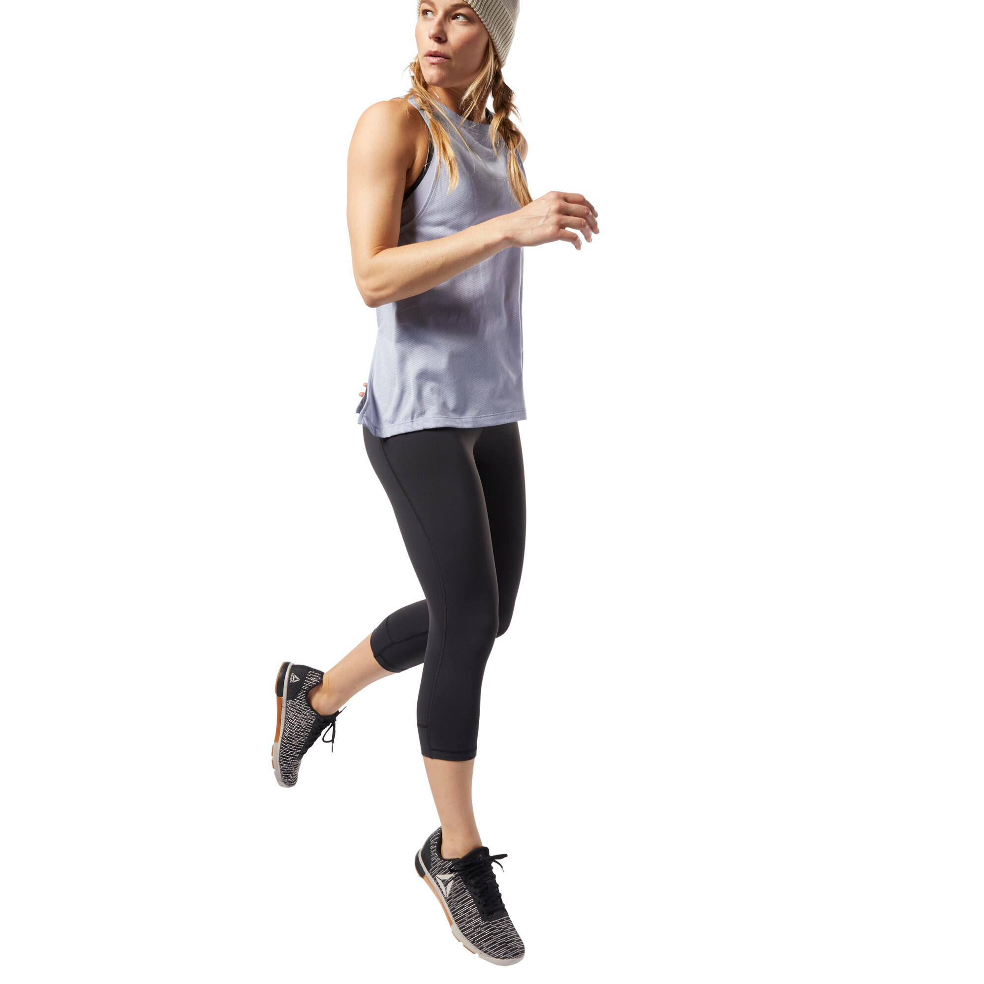 Damen 3/4-Leggings Reebok Lux OS 3/5