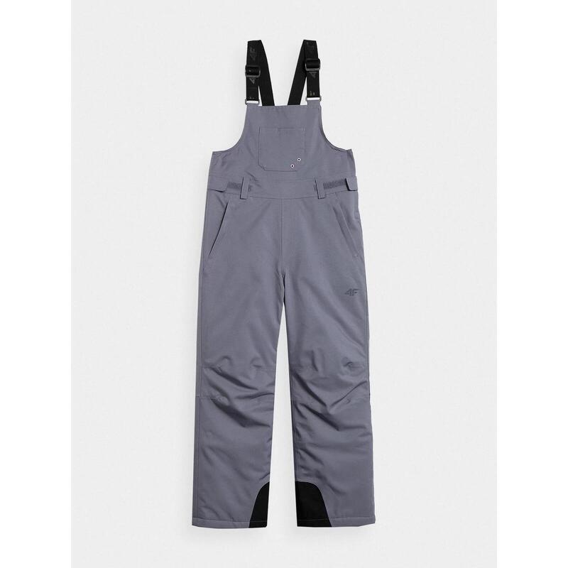 Pantaloni Schi pentru fete 4F JSPDN002, membrana 10000, Denim, 158
